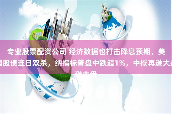 专业股票配资公司 经济数据也打击降息预期，美国股债连日双杀，纳指标普盘中跌超1%，中概再逊大盘
